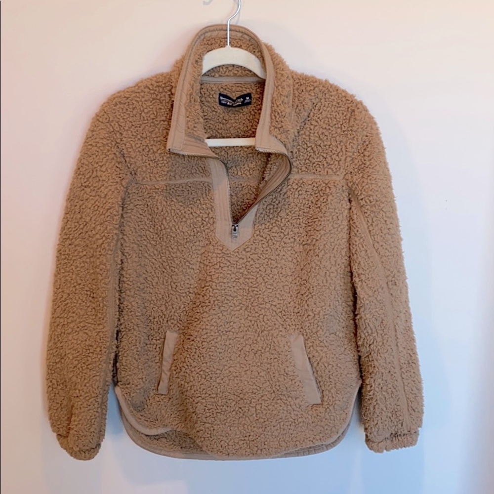 Abercrombie and Fitch Sherpa pullover
